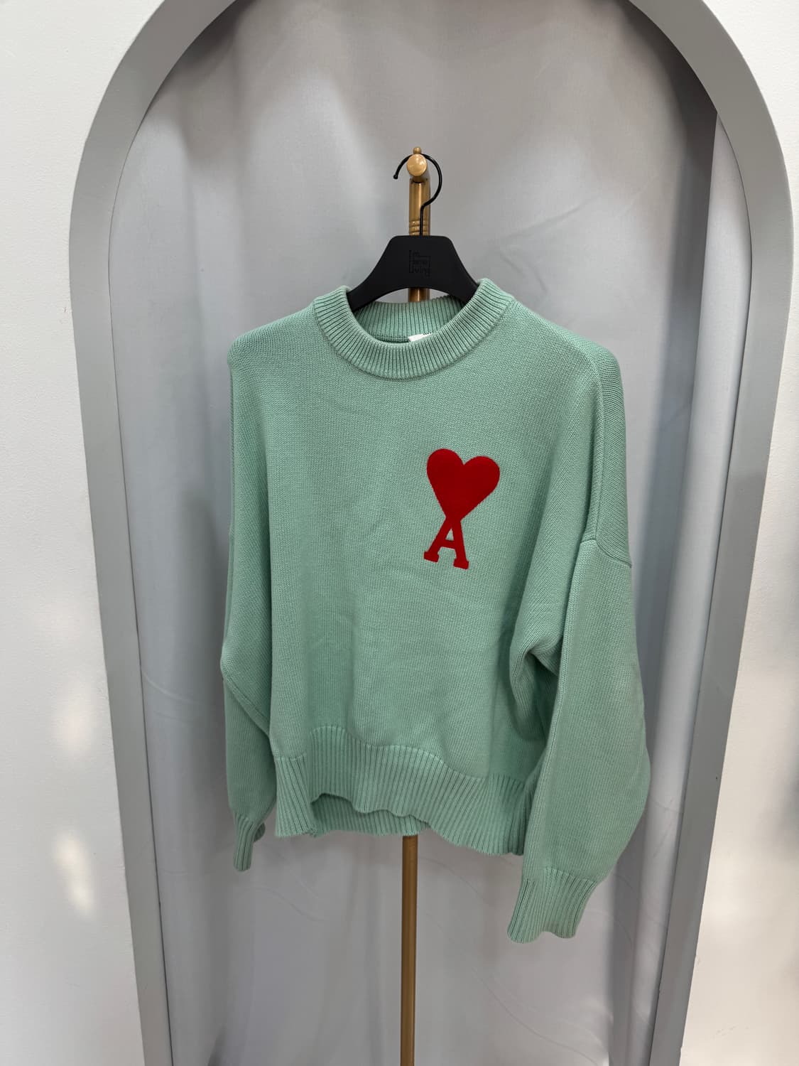 아미 빅하트 빅로고 니트 L사이즈 상품이미지1