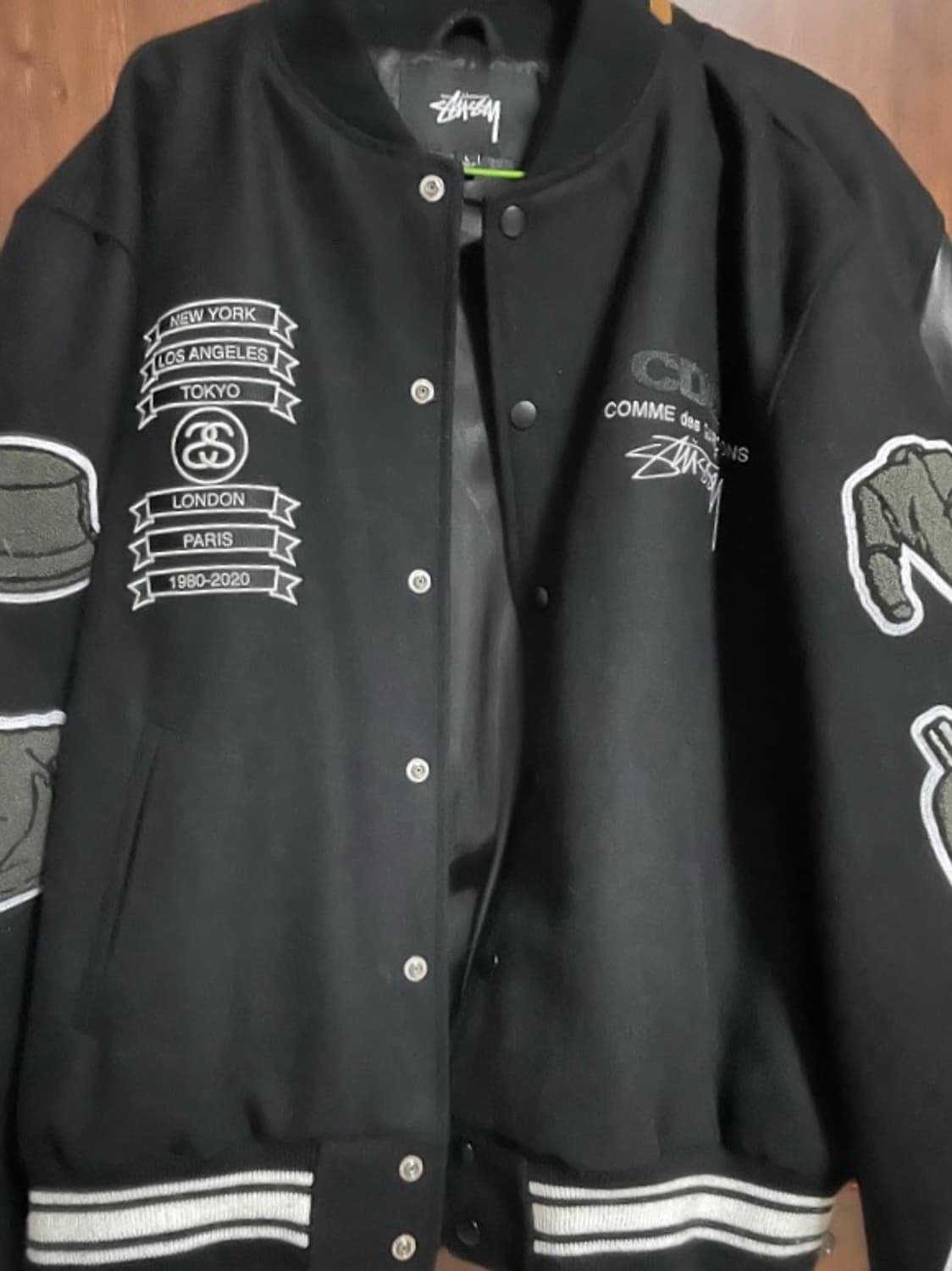 스투시 꼼데 바시티 자켓 상품이미지6