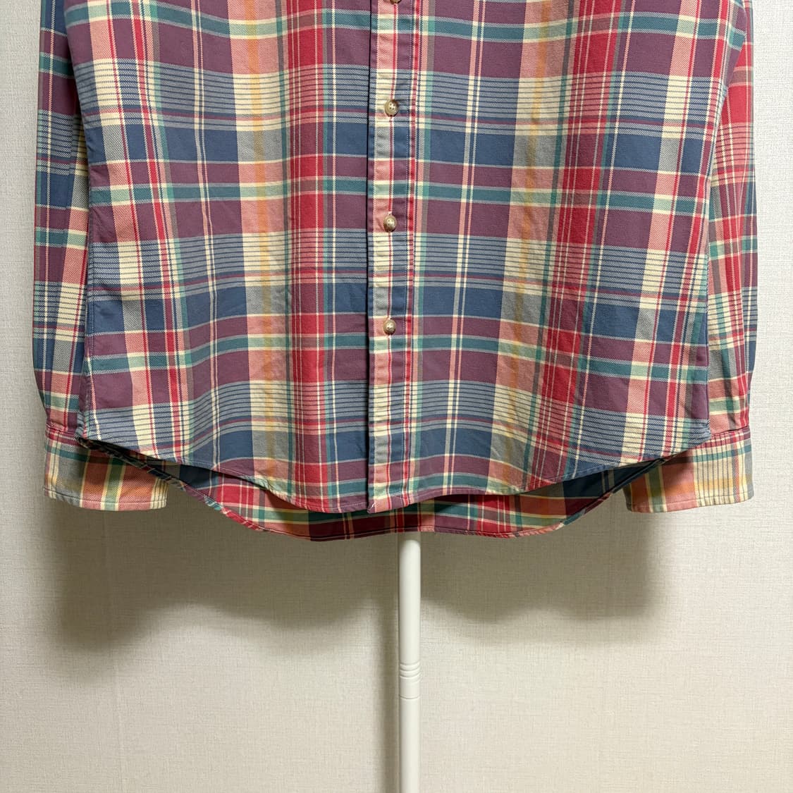 폴로 랄프로렌 커스텀핏 마드라스 체크셔츠 / XL 상품이미지3