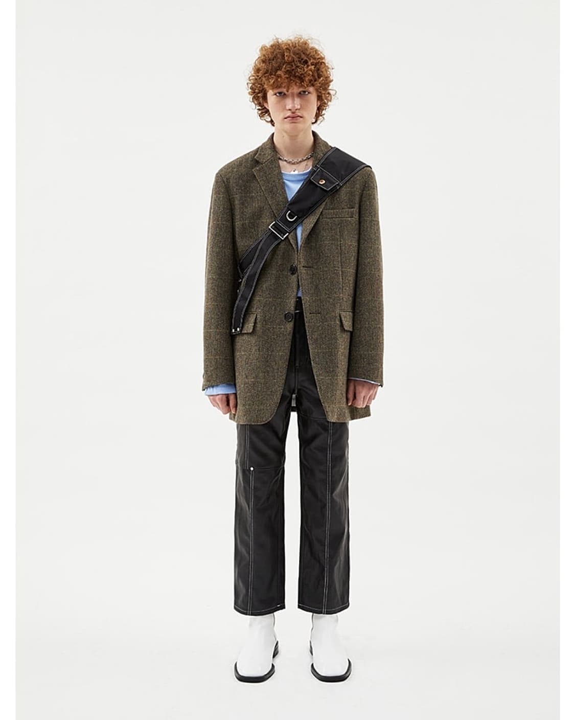 DADDY CLASSIC BROWN CHECK JACKET awa276u 상품이미지2