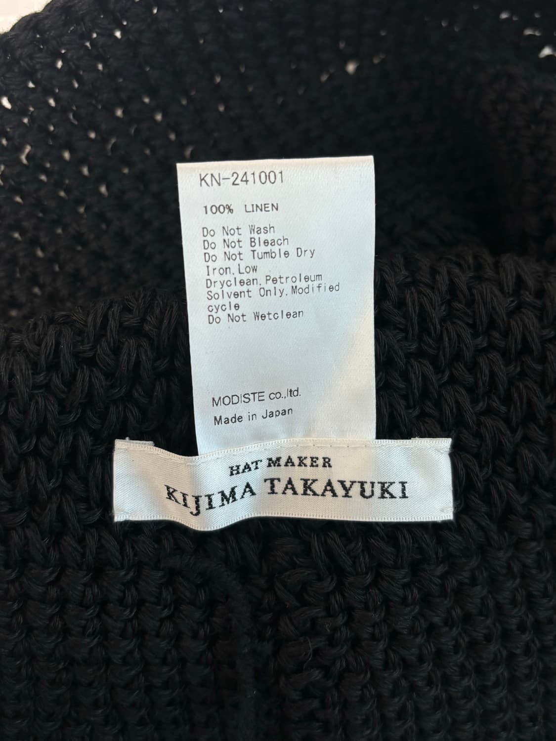 키지마 타카유키 린넨버킷헷 상품이미지2