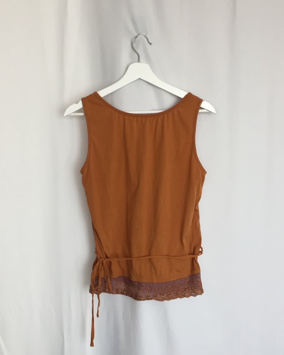 639. orange lace string sleeveless 상품이미지4