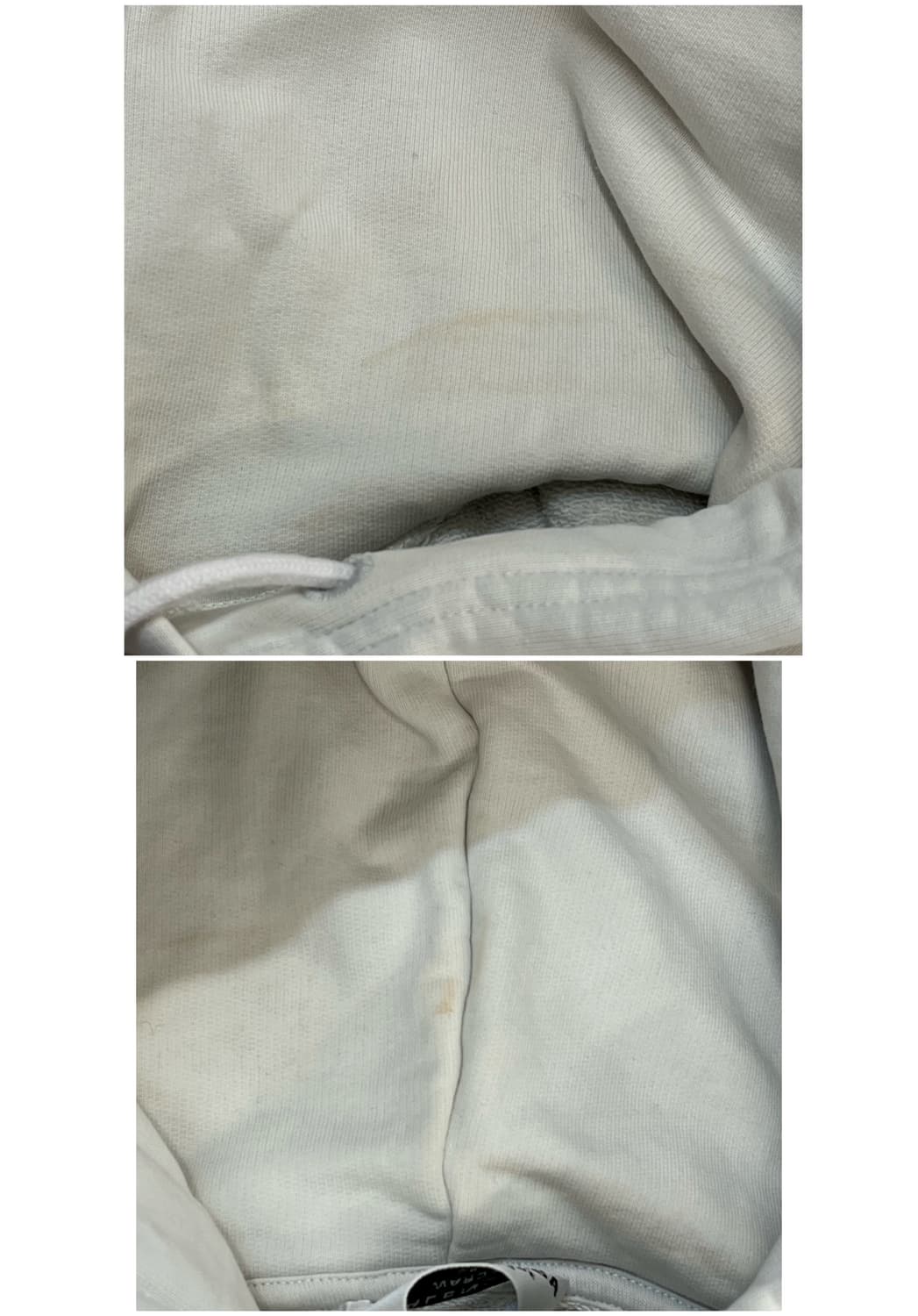 발렌시아가 웨이브로고 후드티 화이트 S  #csz1837 상품이미지8