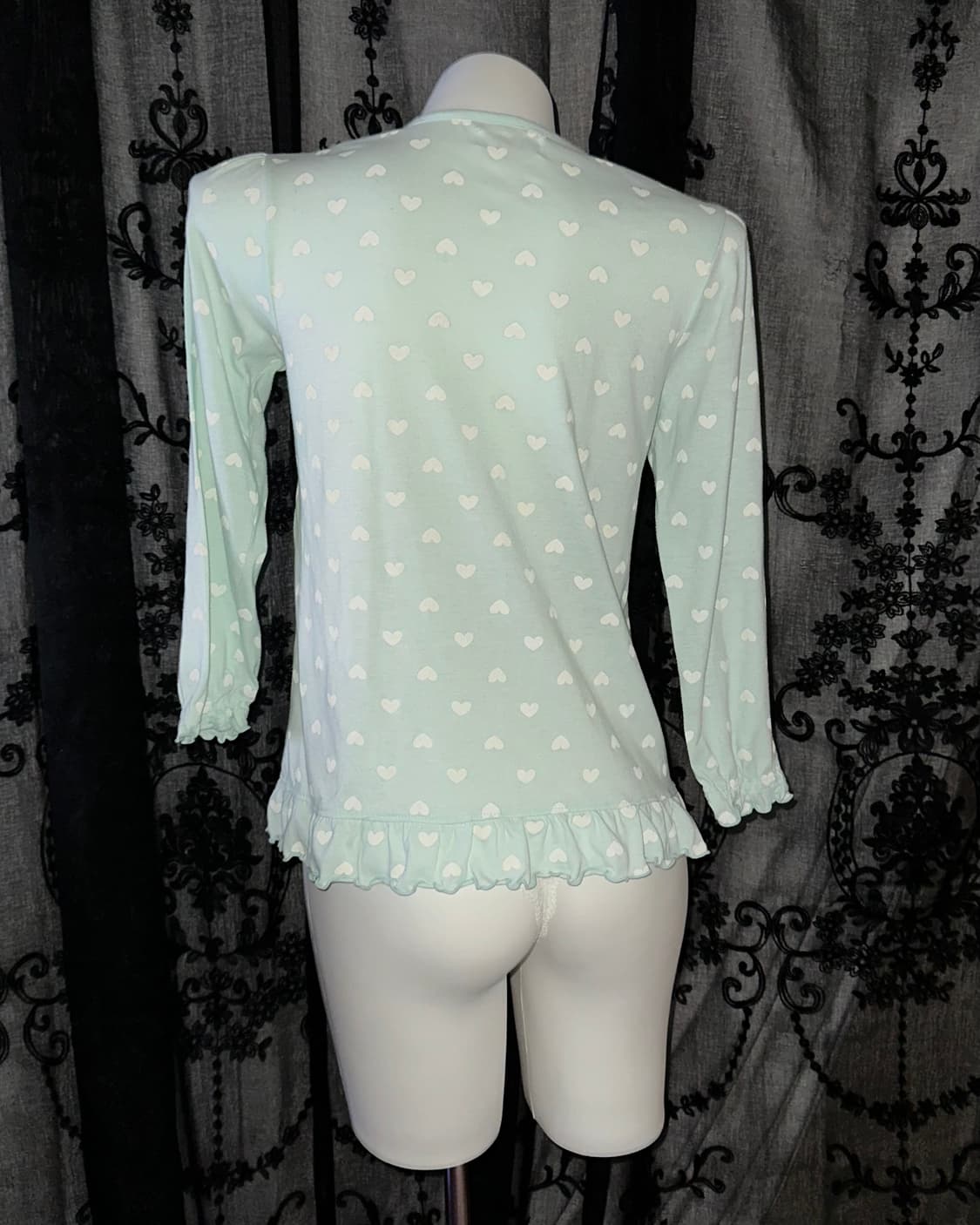 Lovely mint long-sleeved 상품이미지3