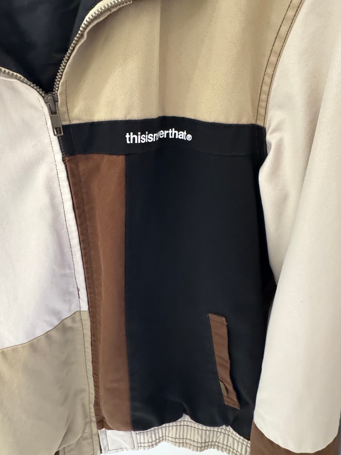 희귀)디스이즈네버댓 배색 자켓 L 상품이미지2