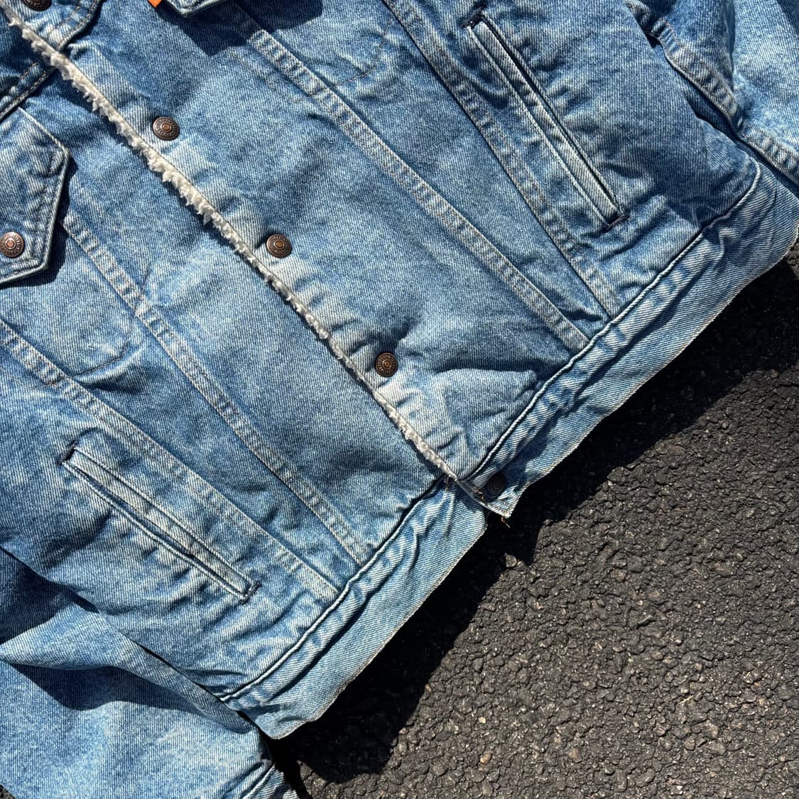 80년대 미국 리바이스 70608 쉐르파 오렌지탭 상품이미지6