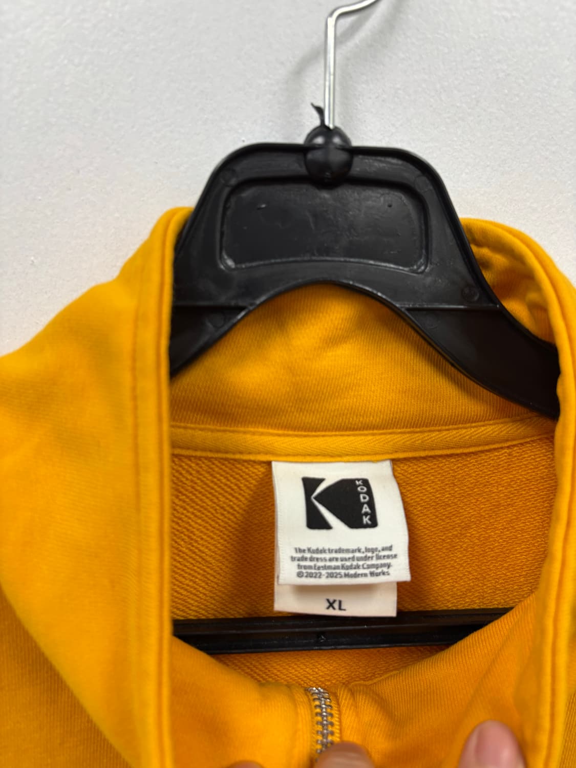 코닥 반집업 맨투맨 상품이미지4