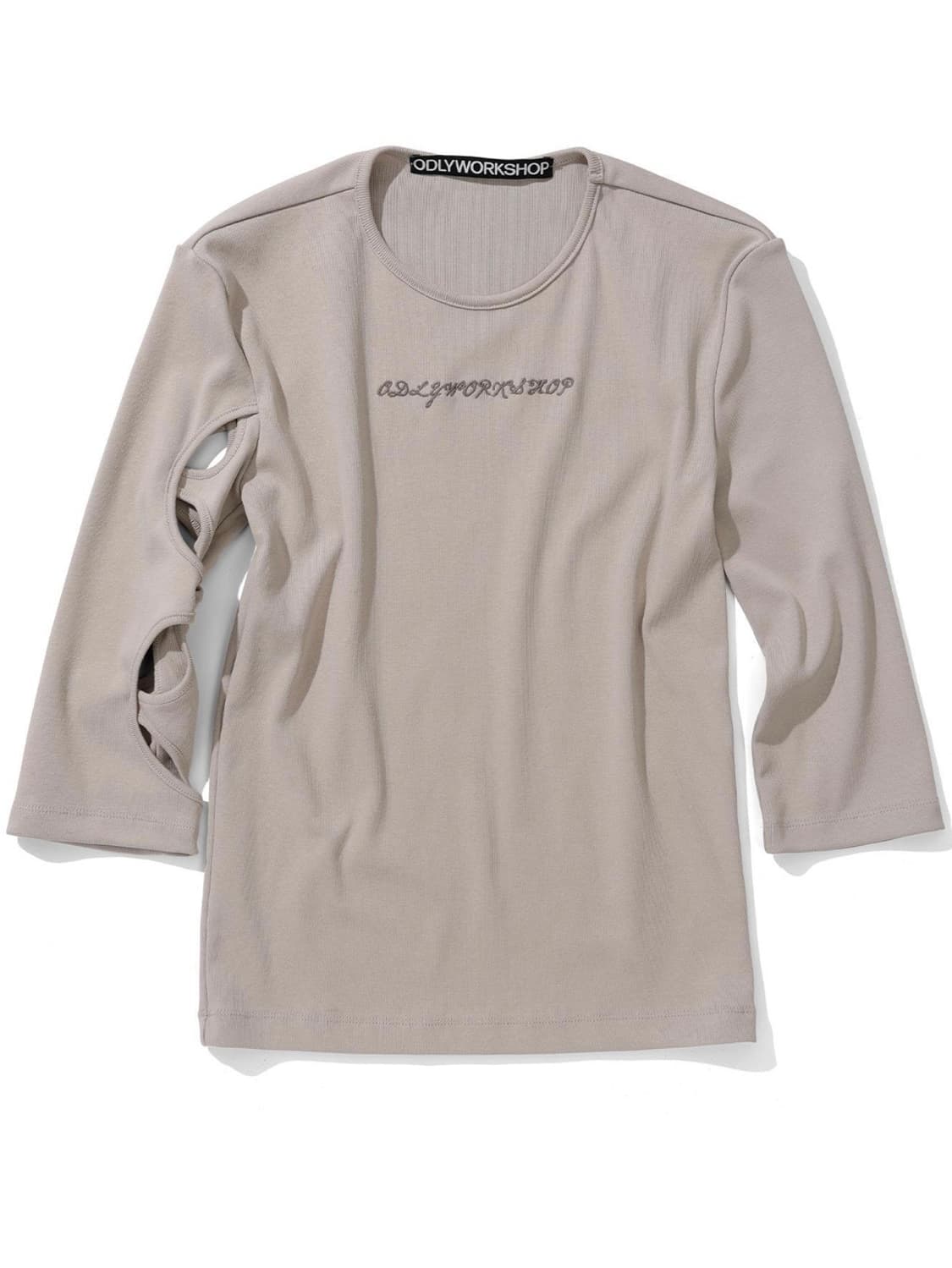 오들리 워크샵 컷아웃 티 3-Quarter Cutout Tee 상품이미지1