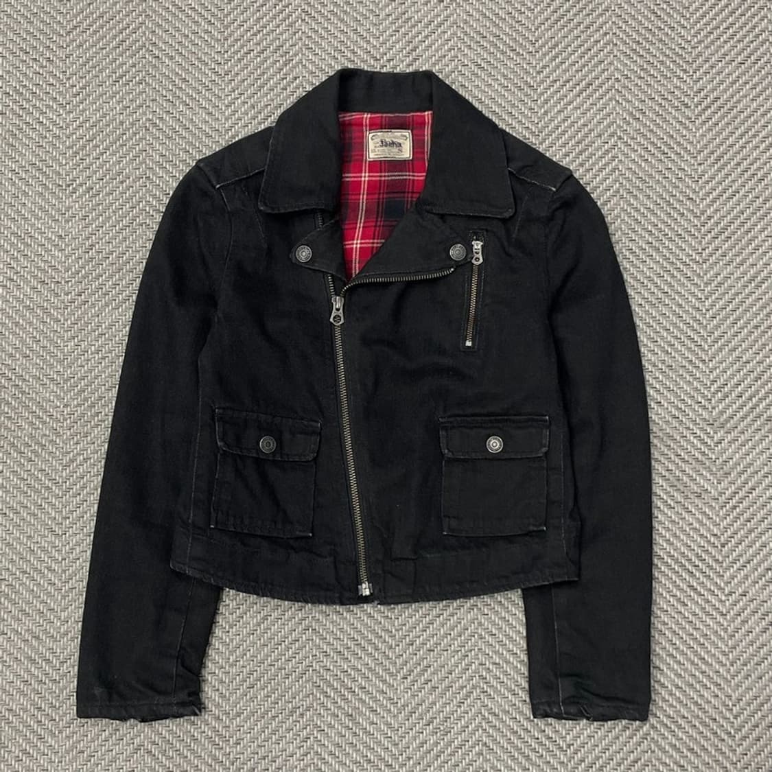 폴로 랄프로렌 코튼 크롭 라이더 자켓 v0097 상품이미지1