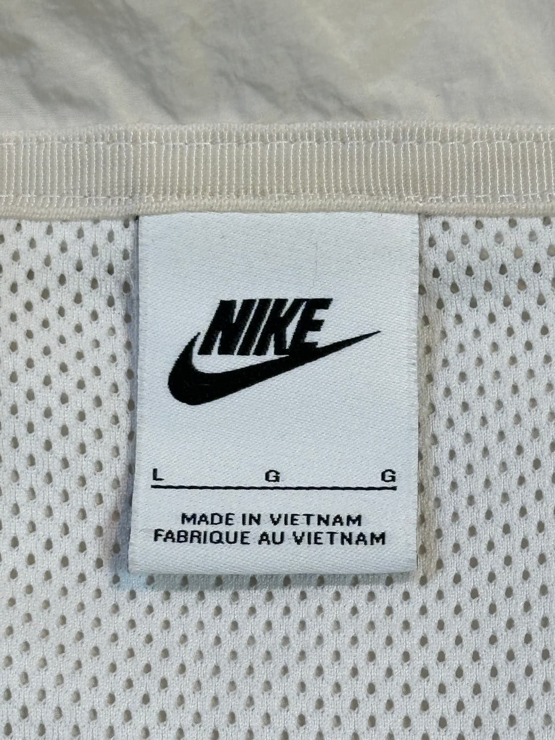 나이키 NIKE 신형 빅스우시 우븐 바람막이 자켓 화이트 상품이미지6