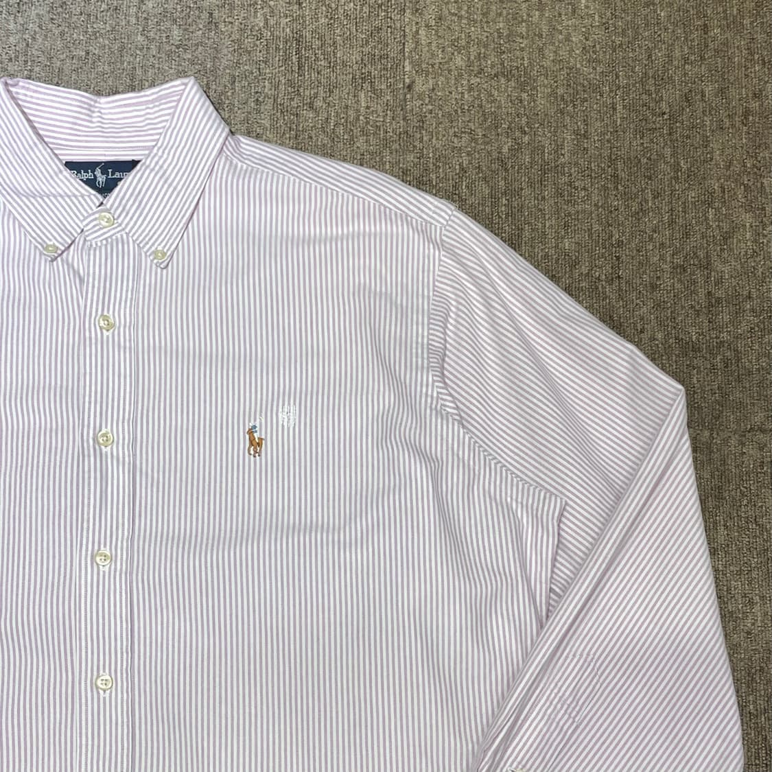 (16 1/2) POLO 폴로 랄프로렌 스트라이프 셔츠 야머스핏 상품이미지4