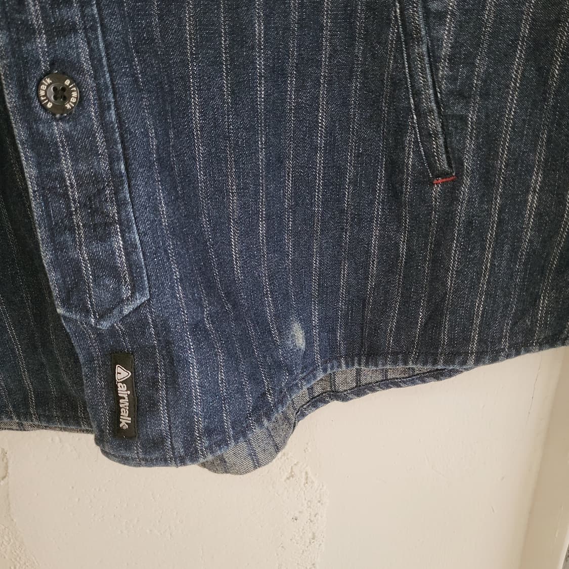 에어워크 재팬 빈티지 데님워크셔츠 셔켓 M사이즈 상품이미지6