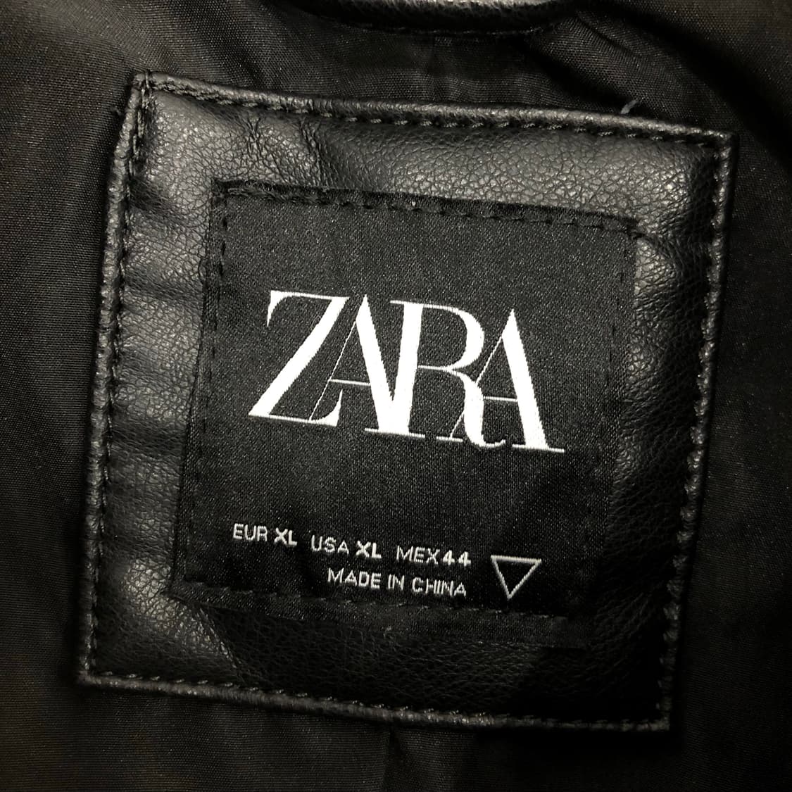 자라 레더 라이더 바이커 자켓 상품이미지5