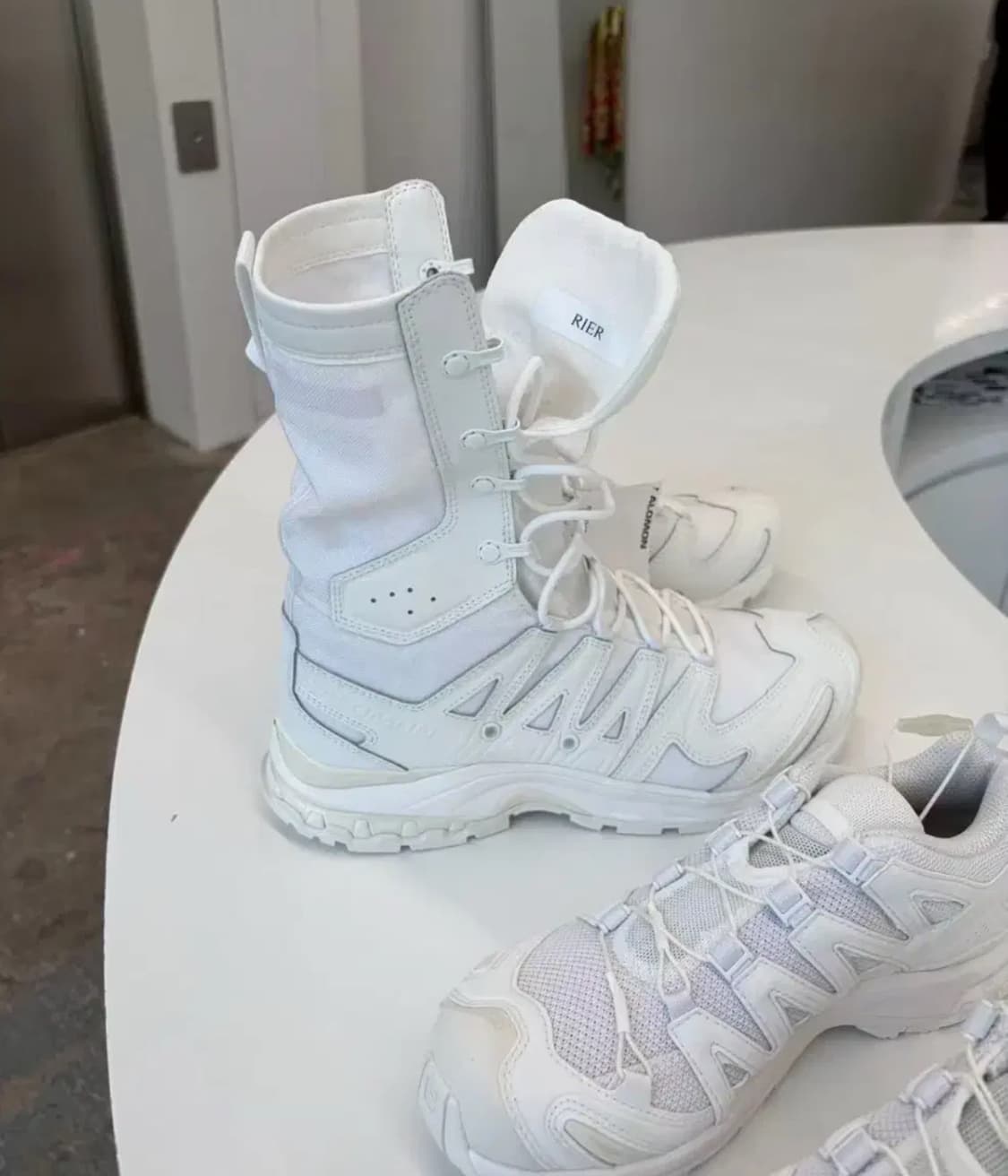 살로몬 x 리에르 XA 정글 화이트 {250} 새상품 상품이미지2