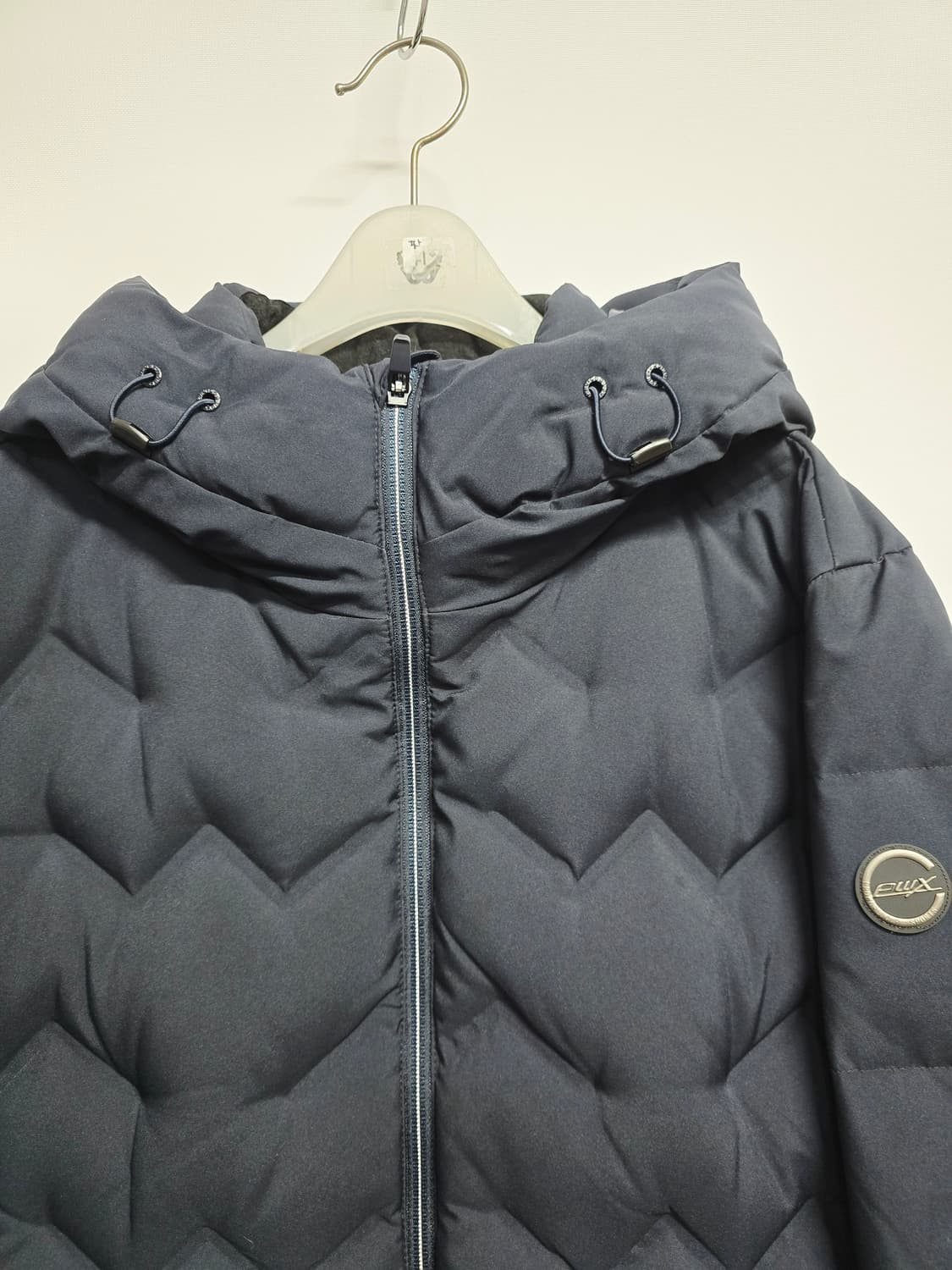 프로월드컵 PWX 헤링본 롱패딩 네이비 여성105 상품이미지2