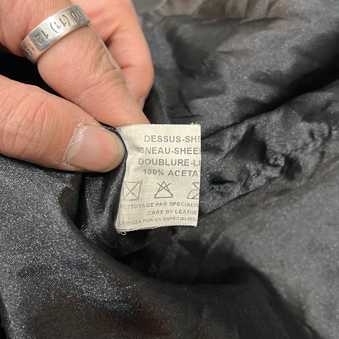  alain manoukian 빈티지 레더 카코트 y14974 상품이미지8