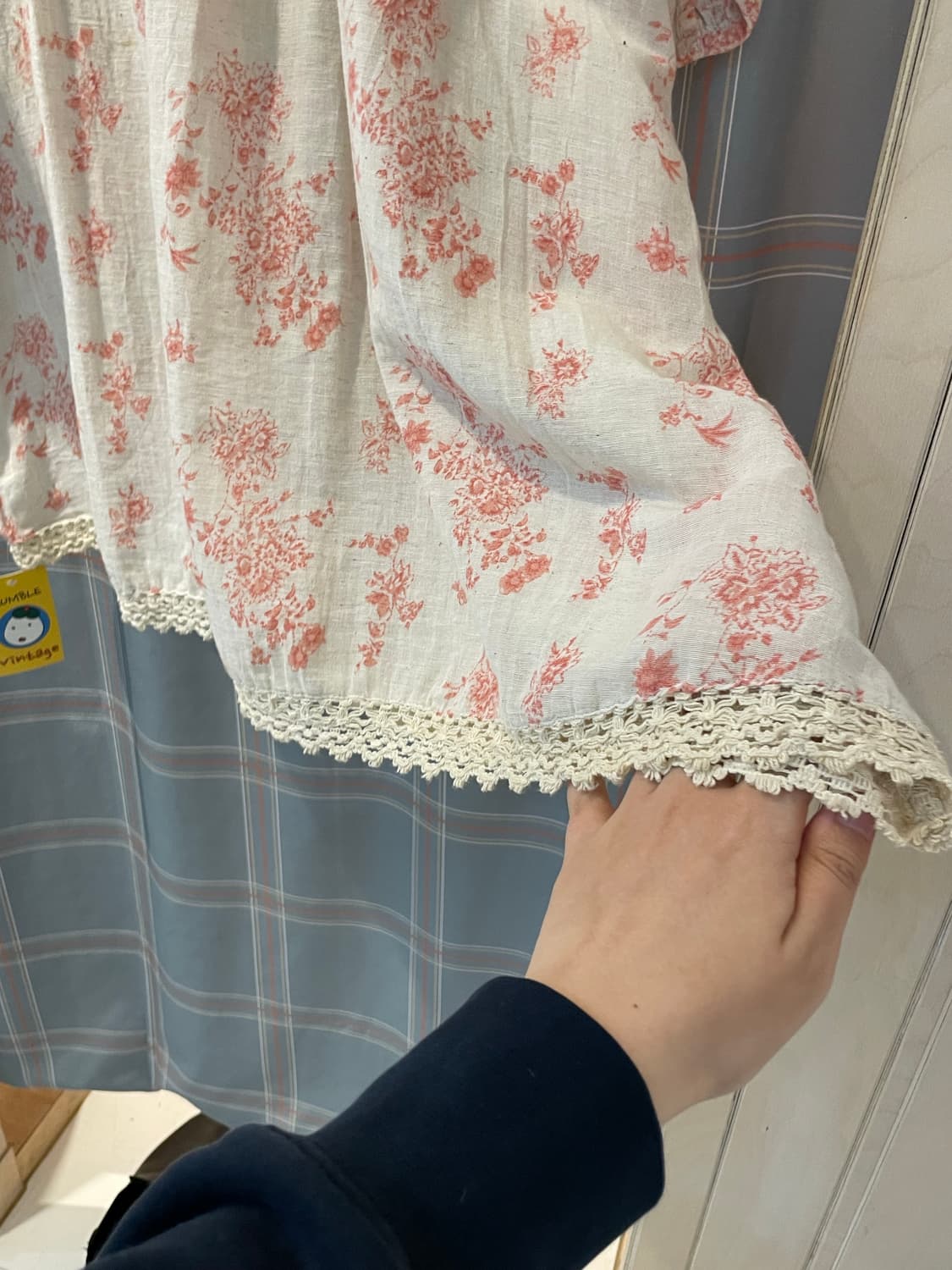 일본 모리걸 패턴레이스 원피스 상품이미지4