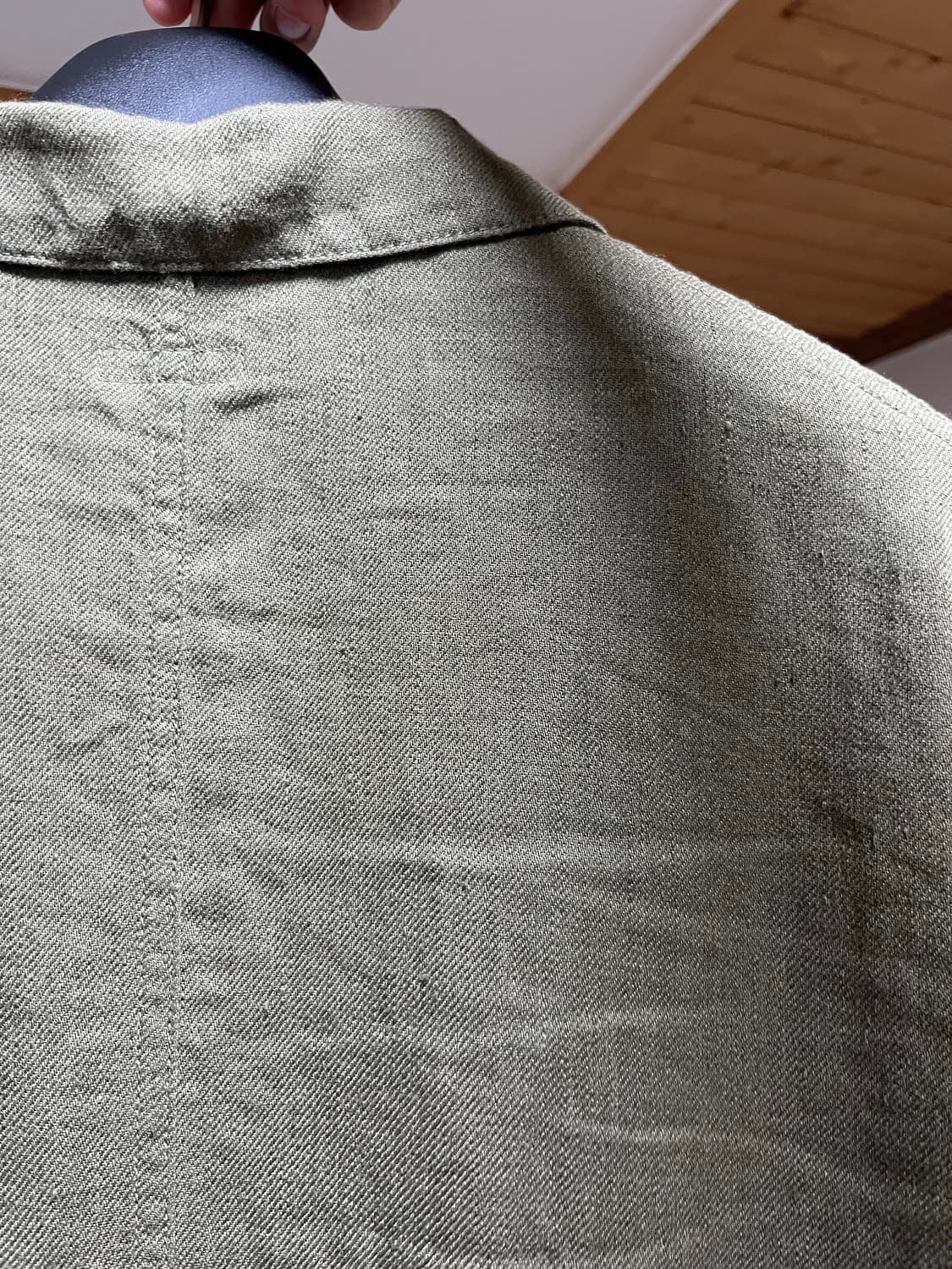 (2) 캐피탈 린넨 치노 크로스 X 개버 링고맨 커버올 카키 상품이미지10