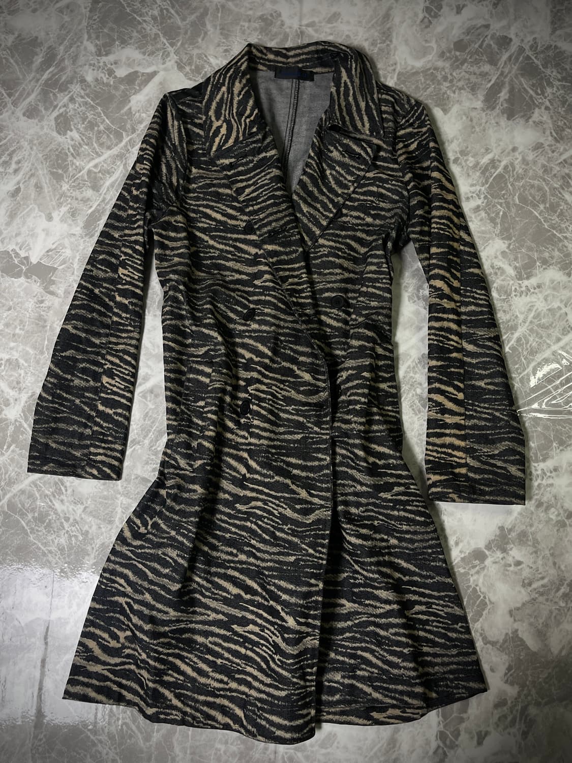 leopard trench coat 상품이미지1