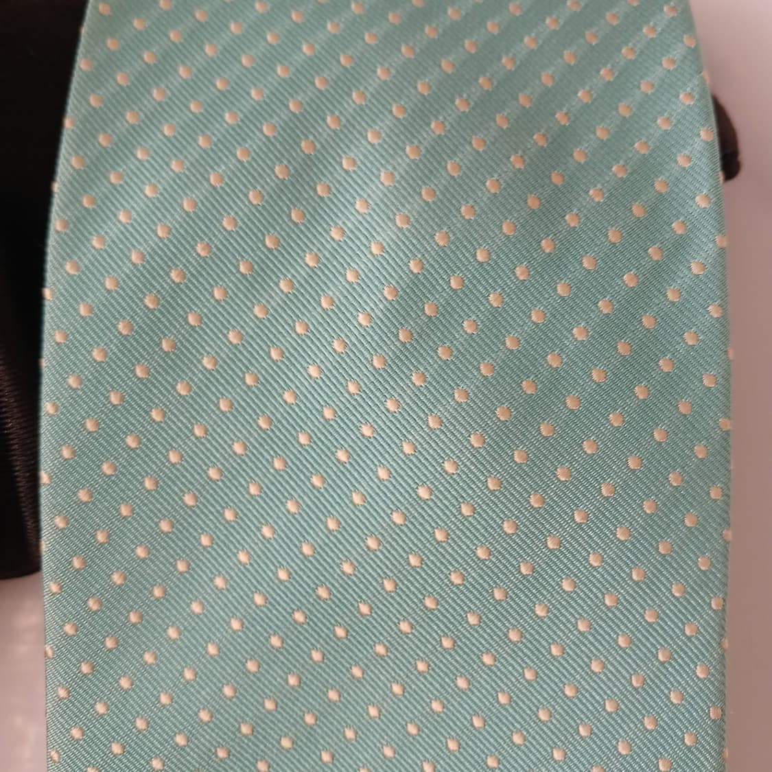 휴고보스 실크 민트 도트 넥타이 8.8cm A등급 A19243
 상품이미지7