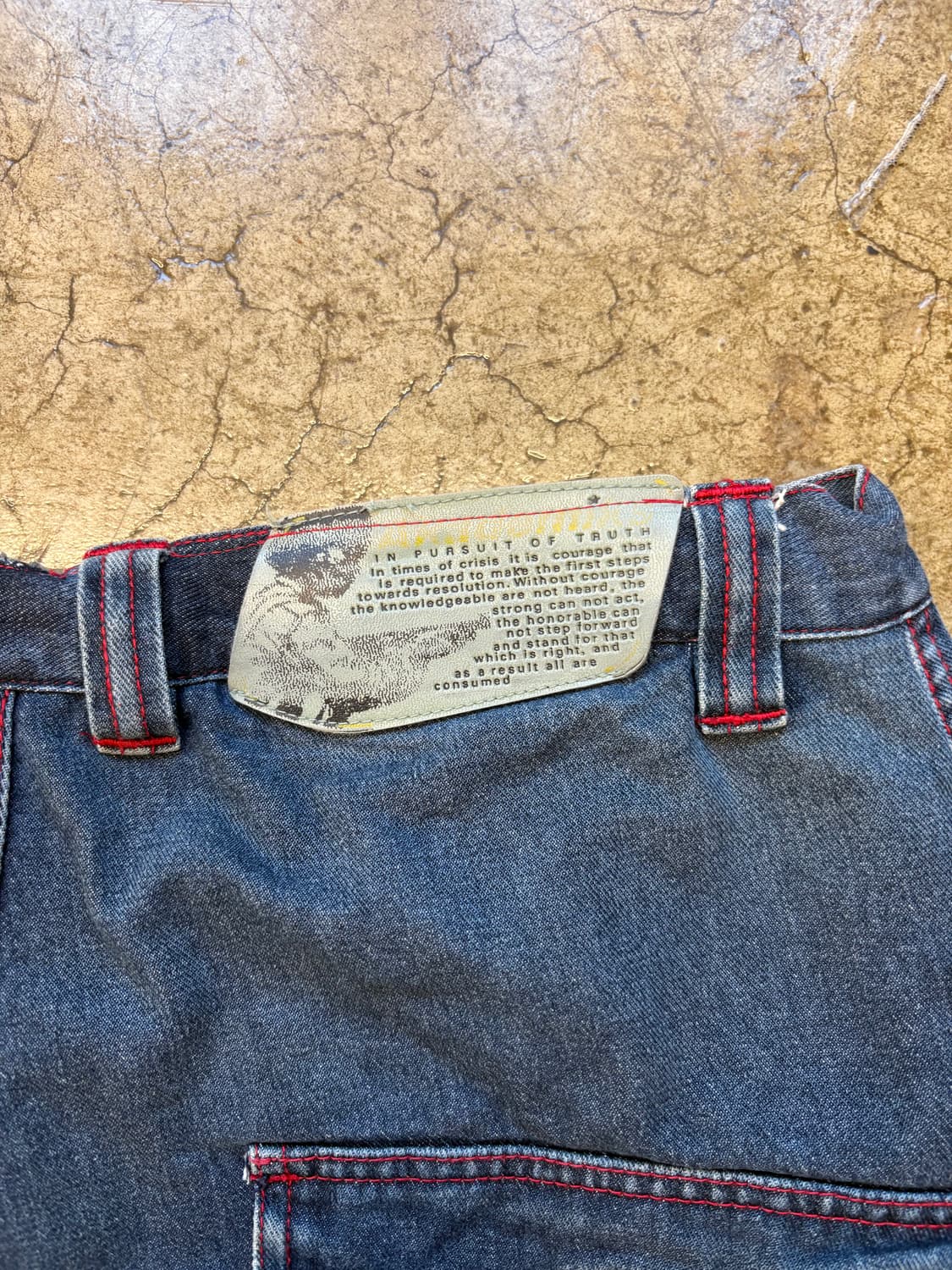 아카데믹스 올드스쿨 와이드 카고 데님 상품이미지7