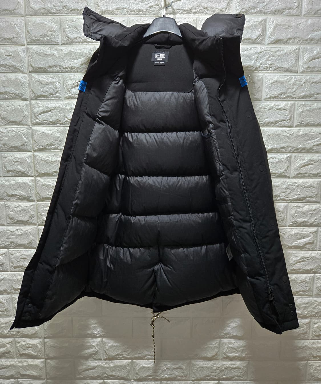 뉴에라 키즈 구스다운 롱패딩 점퍼 140 상품이미지2