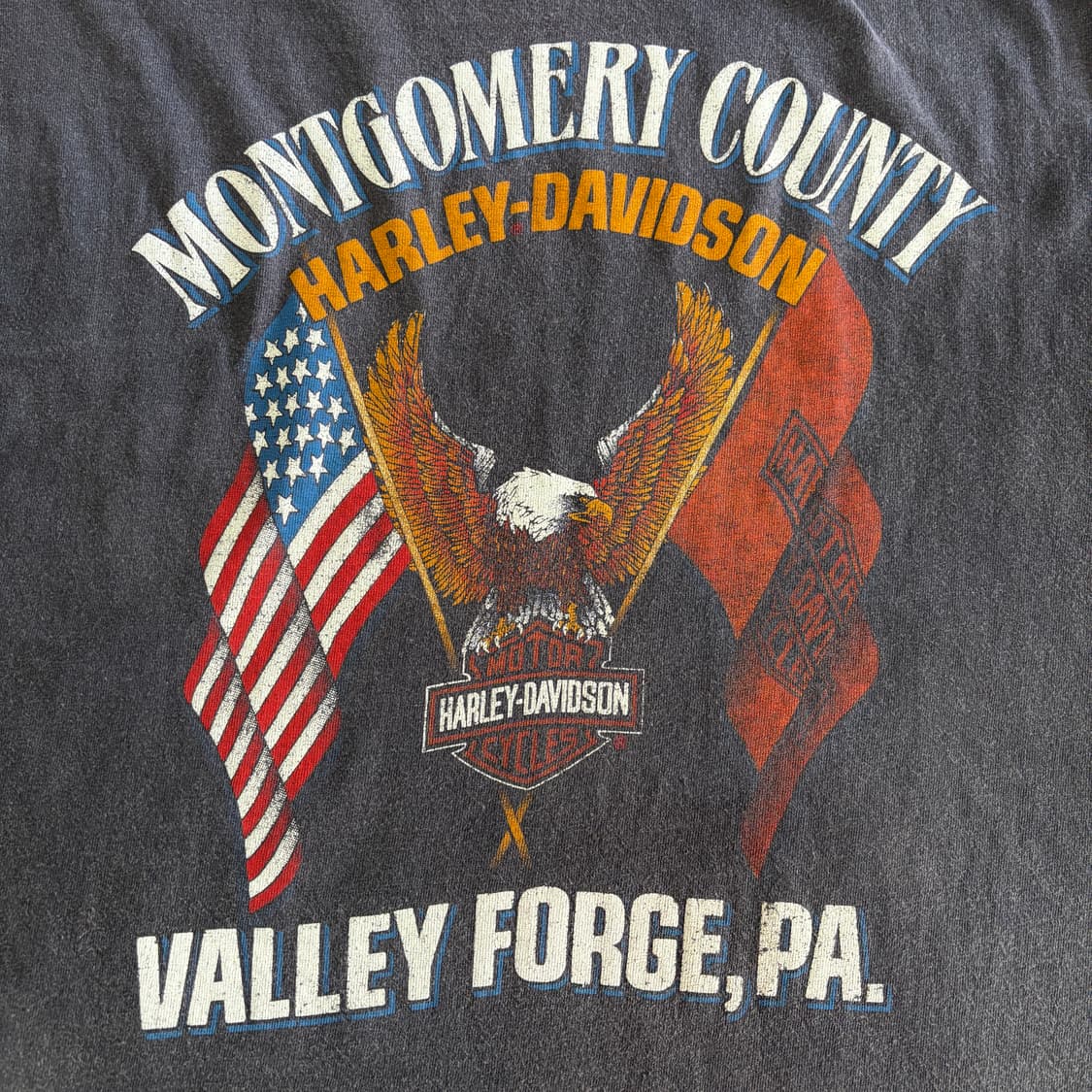 80s 빈티지 할리데이비슨 바이크 티셔츠 상품이미지6