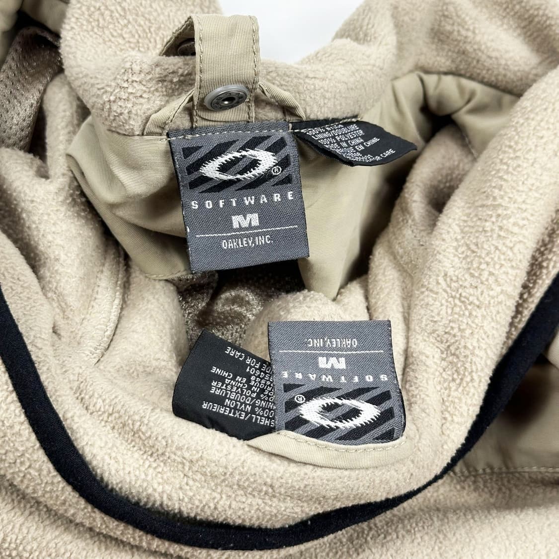 오클리 올드스쿨 시그니처 로고 베이지 바람막이 자켓 (L) 상품이미지10