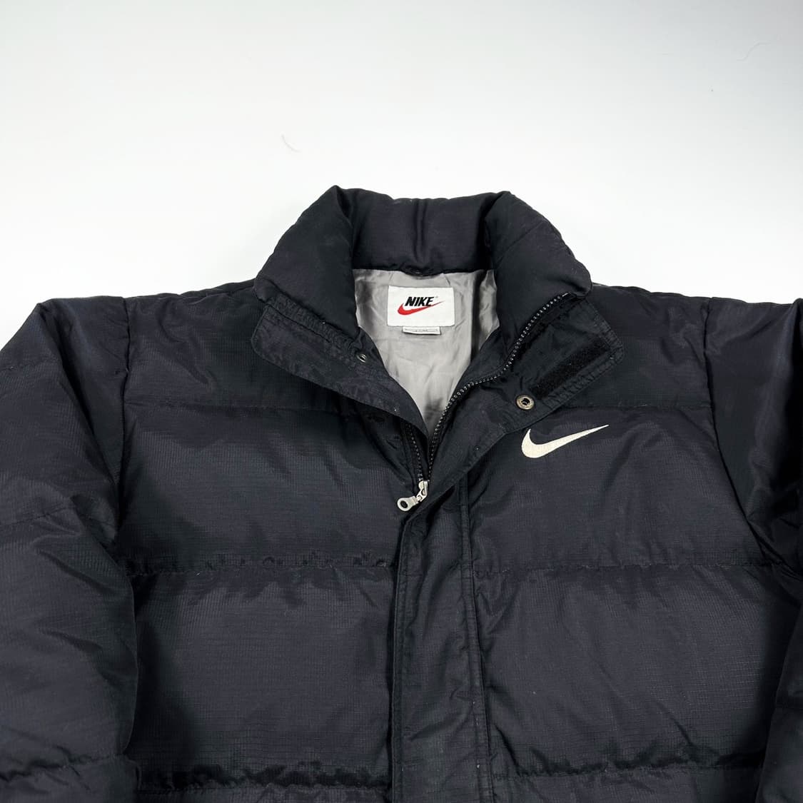 나이키 올드스쿨 립스타 블랙 푸퍼 패딩 점퍼 (실측 XL) 상품이미지1