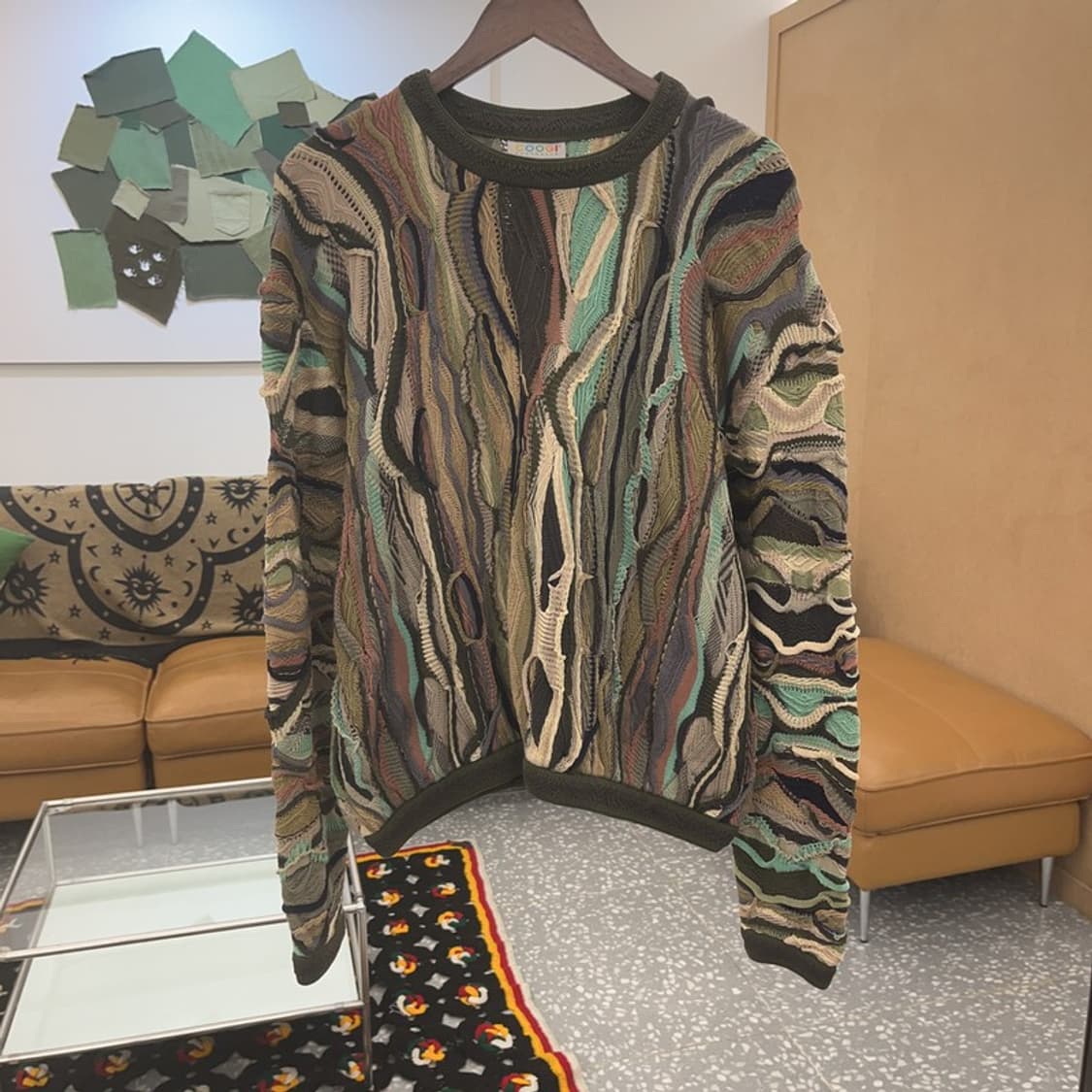 쿠지 히피 보헤미안 입체텍스처 니트 M C07568 상품이미지3