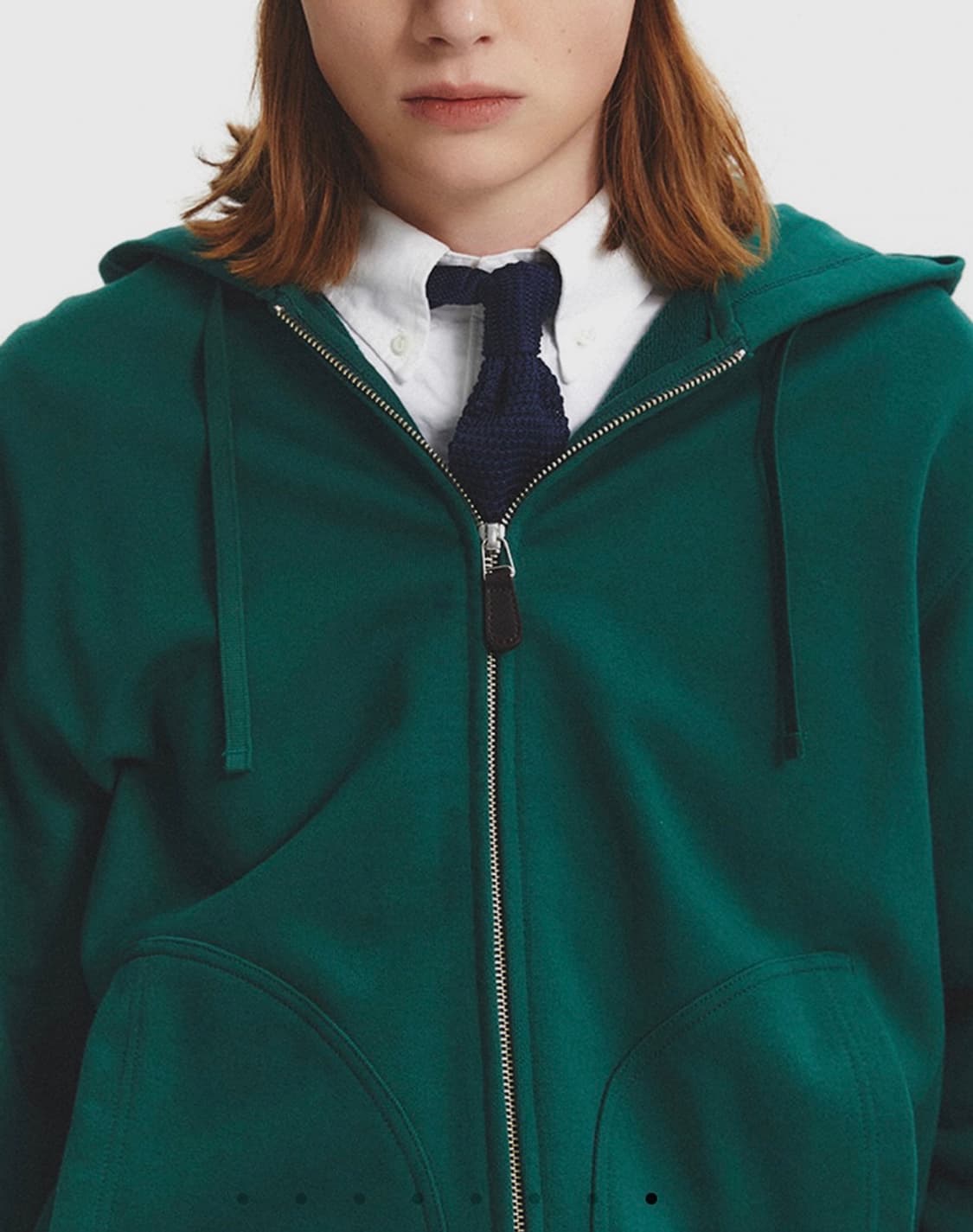 새상품(XL)이스트로그 퍼머넌트 후드집업 포레스트그린 상품이미지6