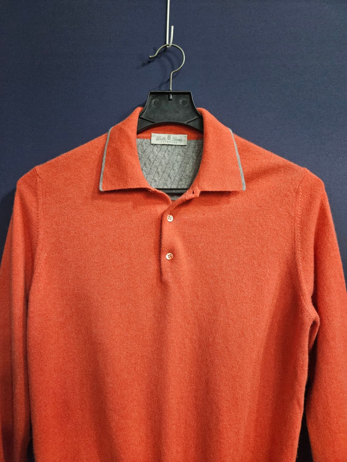 델라시아나 남성 100 캐시미어 100% 카라니트  상품이미지7