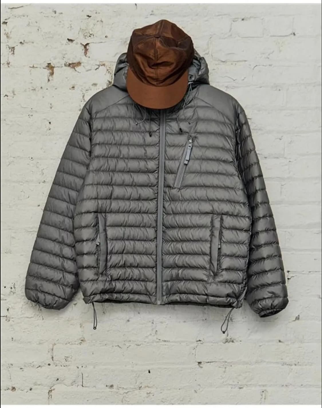 [L] HIS 해지스 25fw 경량 구스 다운 그레이 신상품 hazzys 상품이미지1