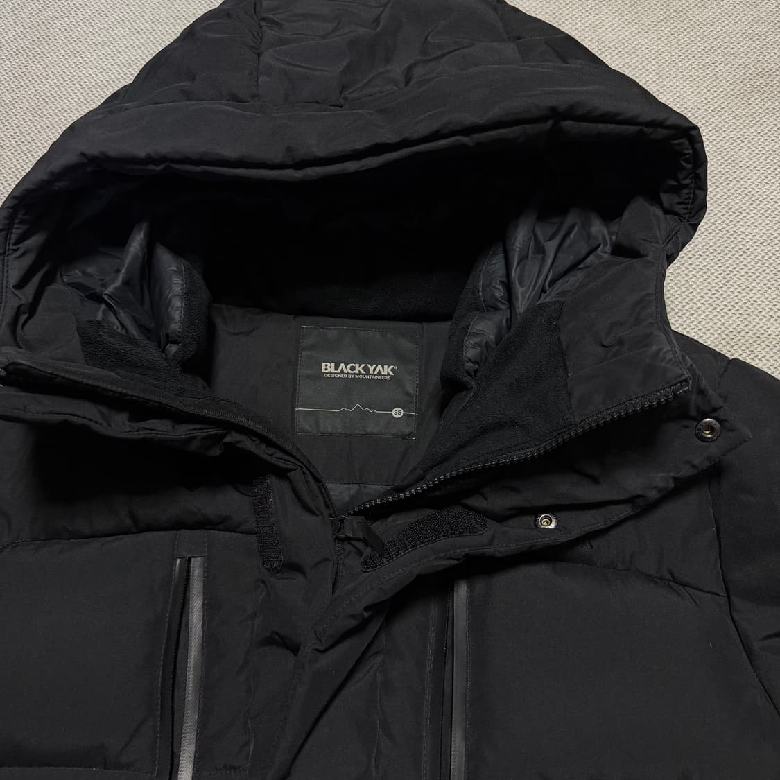 블랙야크 구스다운 롱 패딩 자켓 상품이미지3