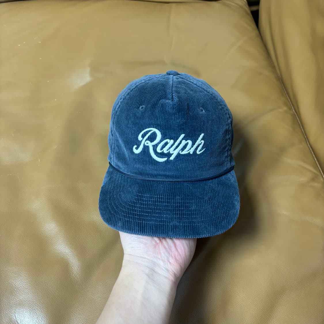 폴로 랄프로렌 6패널 볼캡 모자 코듀로이 아플리케 상품이미지2