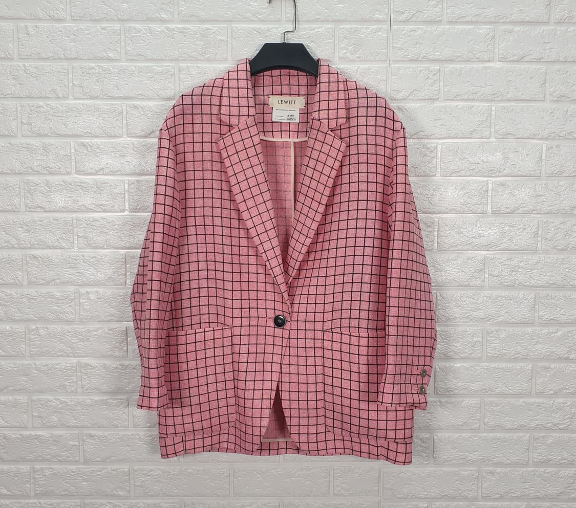 [55]르윗 체크 자켓 상품이미지1