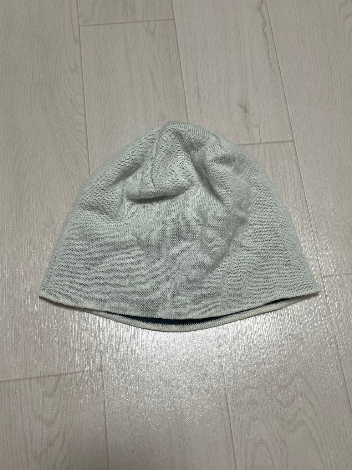 탄산마그네슘 자카드 혼 로고 비니 (아이보리) 팝니다. 상품이미지3