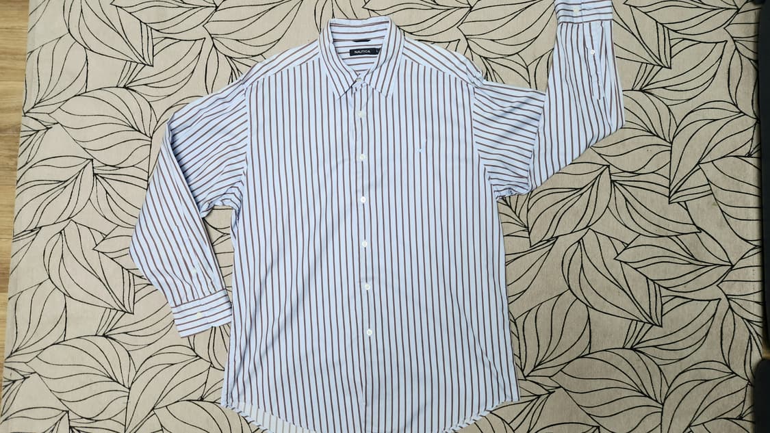 90's 빈티지 Nautica 스트라이프 셔츠 105 상품이미지1