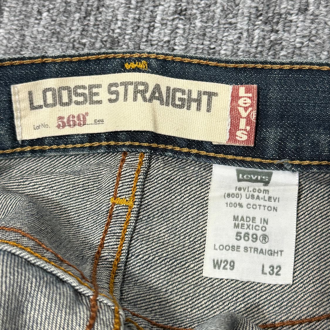 빈티지 리바이스 569 | 상태 좋음 상품이미지8