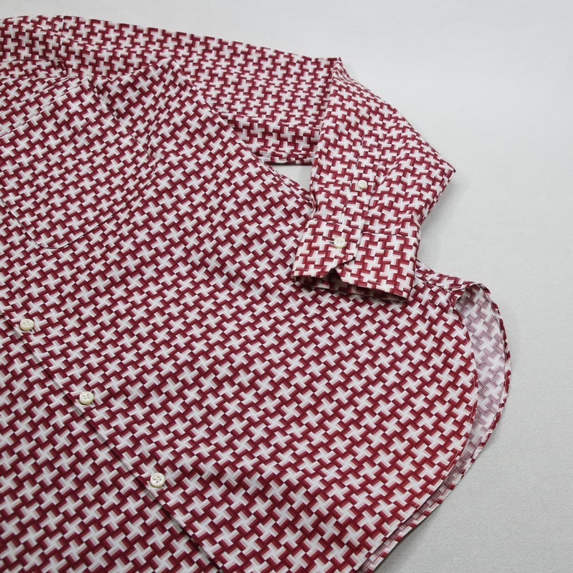 (착용컷) GREEN LABEL RELAXING 패턴 셔츠 (남성용 L) 상품이미지6