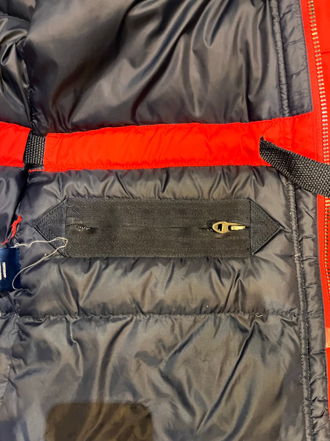 폴로 랄프로렌 퍼 트림 다운 파카 레드 (XS) 상품이미지8