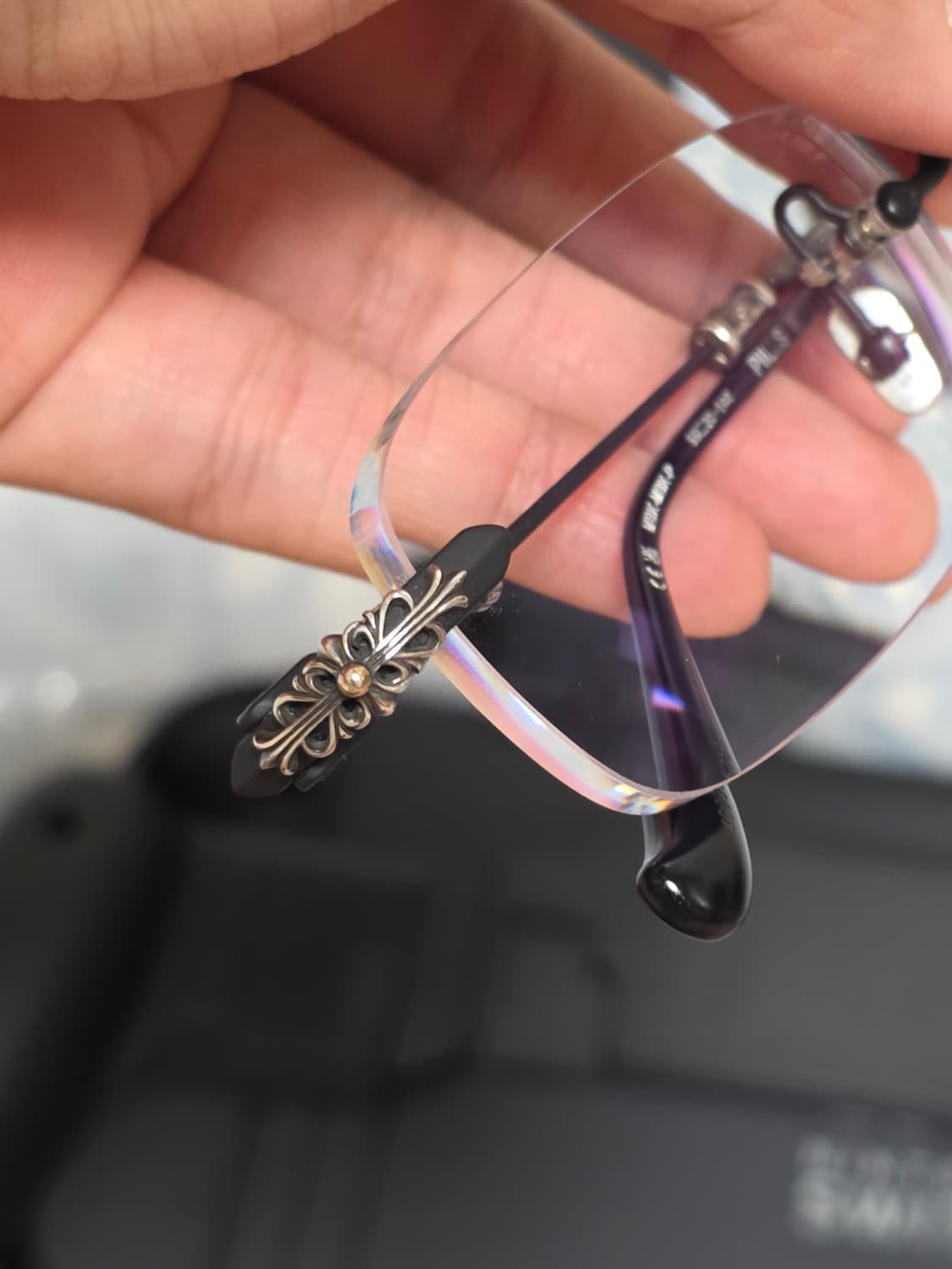 크롬하츠 필스3 매트블랙 MBK 무테 안경 상품이미지5