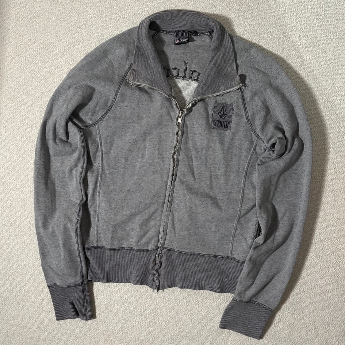 빈티지 volcom y2k 그레이 집업 상품이미지2