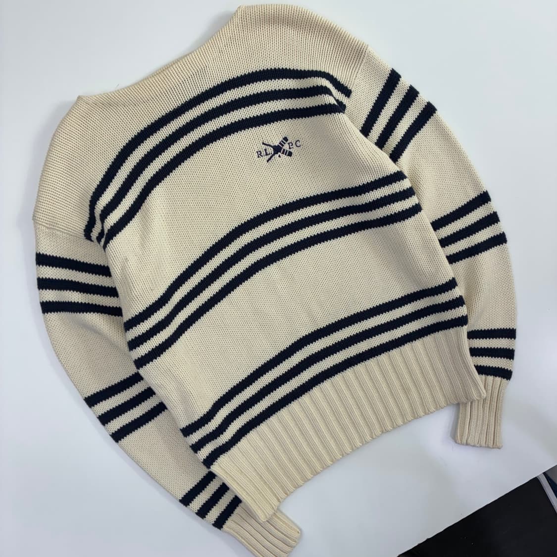 Polo  폴로 랄프로렌 90's RLPC 자수 보트넥 스웨터 상품이미지2