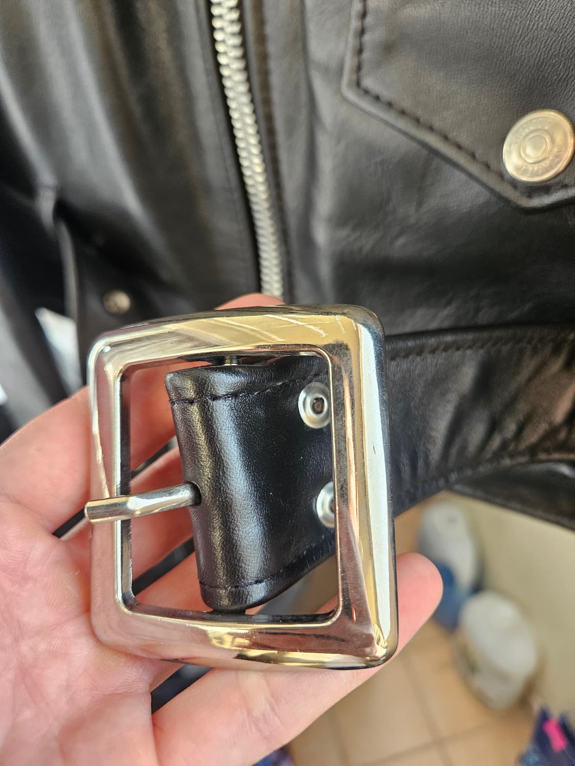 Schott 618HH 쇼트 퍼펙토 40사이즈 상품이미지2