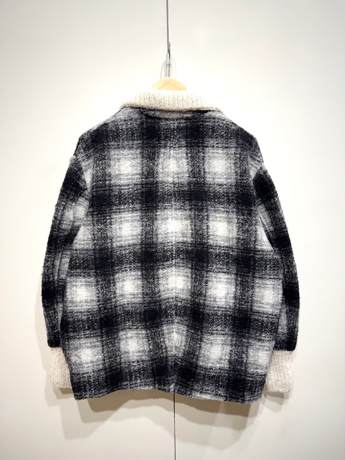 이자벨마랑 체크 알파카 자켓 상품이미지5