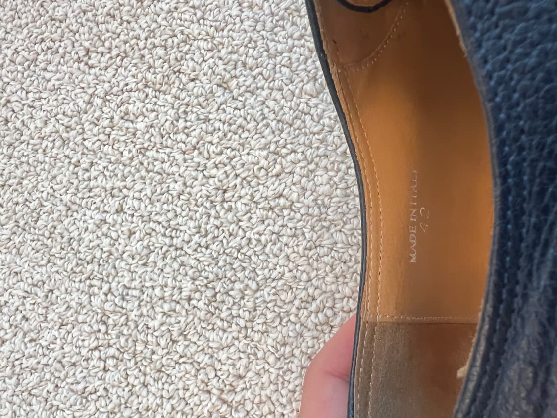 메종 마르지엘라  더비 슈즈 네이비 색상 42사이즈(새상품) 상품이미지4