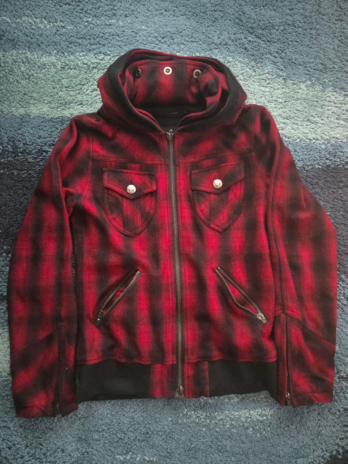 JACK ROSE  잭 로즈 울 바이커 자켓 4사이즈 상품이미지1