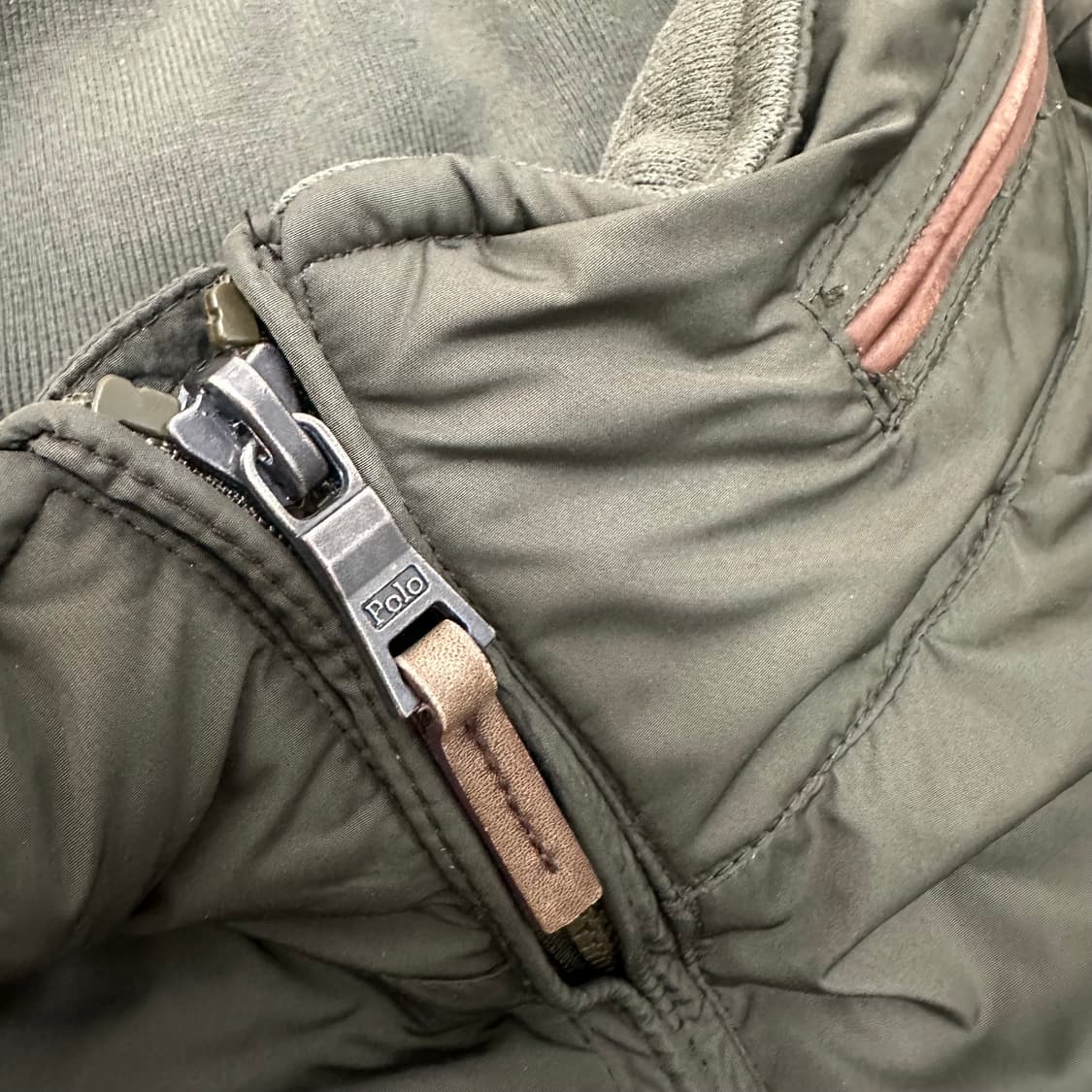 POLO 폴로 랄프로렌 폴리쉘 점퍼 자켓 올리브 L 상품이미지3
