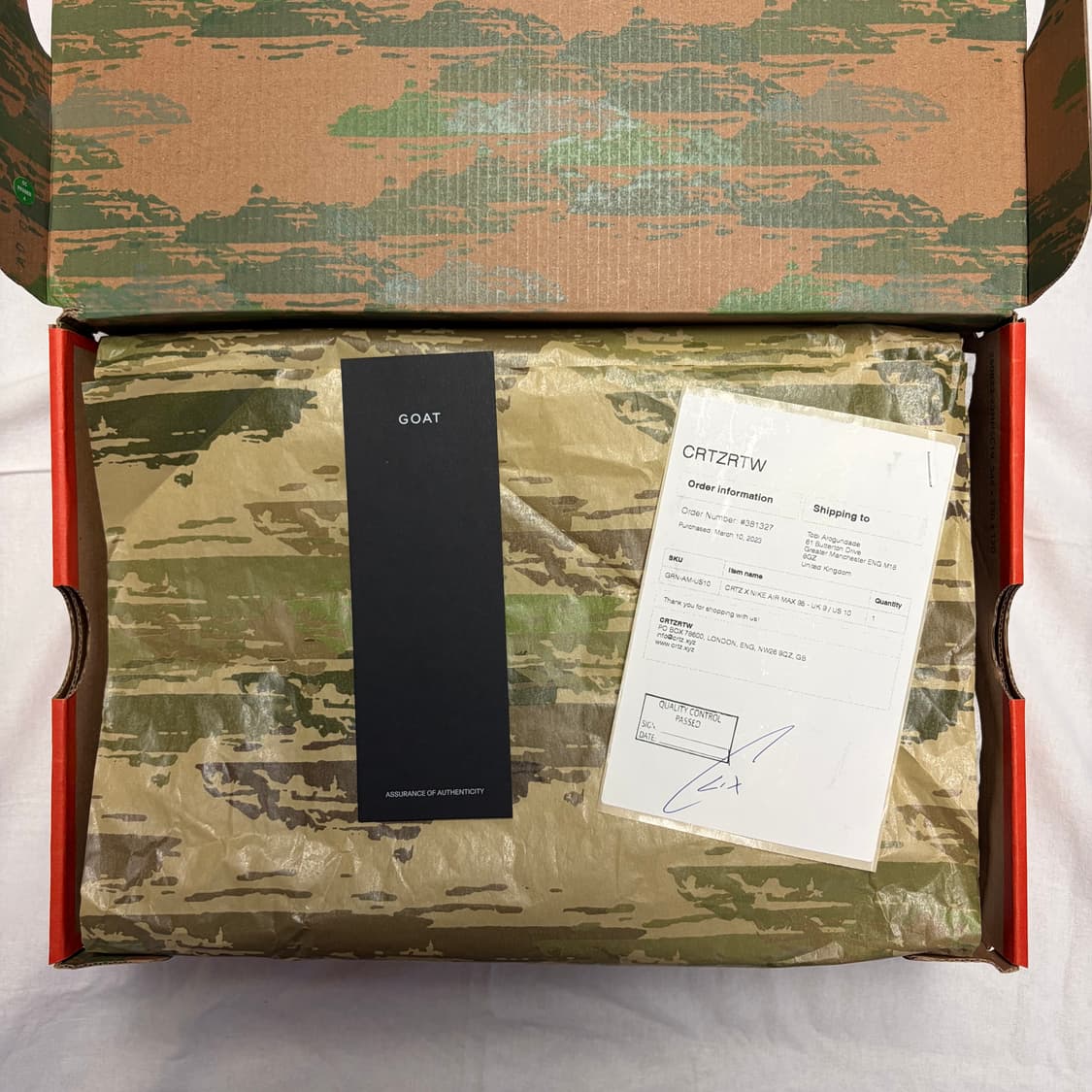 (새상품) [280] 나이키 x 코르테이즈 에어맥스 95 세쿼이아 상품이미지5